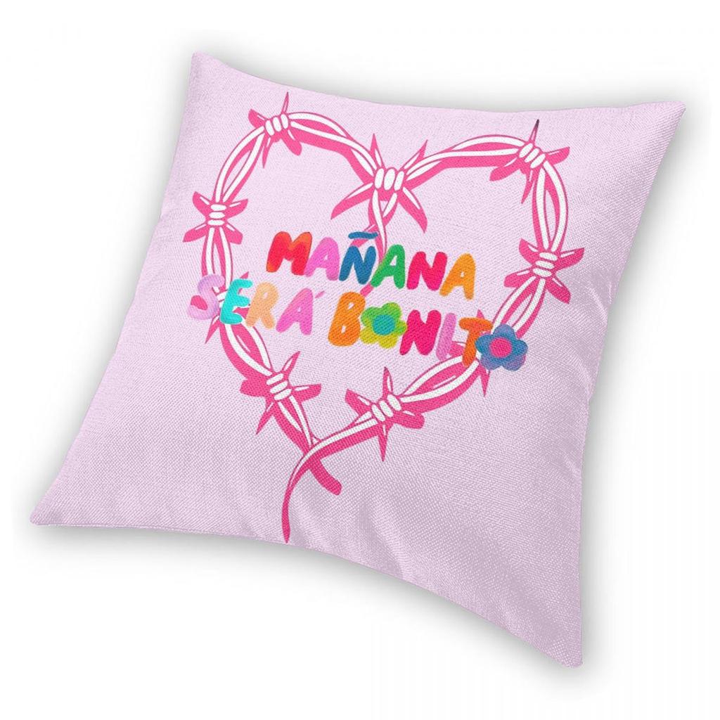 Manana Sera Bonito Sirenit Karol G Pillowcase Printed Polyester Cushion Cover Decor Throw Pillow Case Cover Bedroom Dropshipping