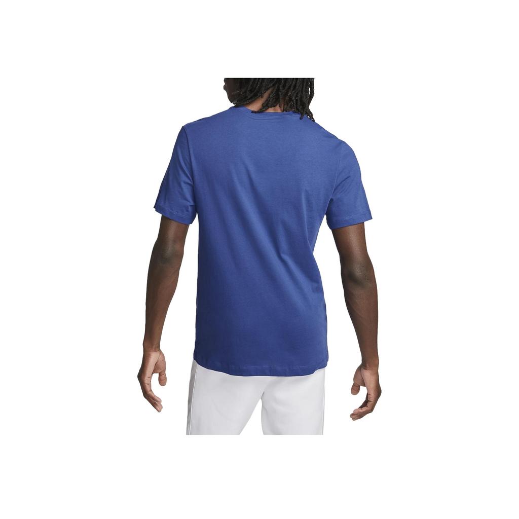 Nike Chelsea Fc Stemma Logo Motivo Lettere Stampato Girocollo Manica Corta T-Shirt Uomo Magliette Blu DJ1304-495