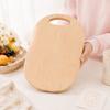Thickened Wooden Cutting Board Non-Slip Cheese Board Durable Cutting Plate Mat  Baby Food