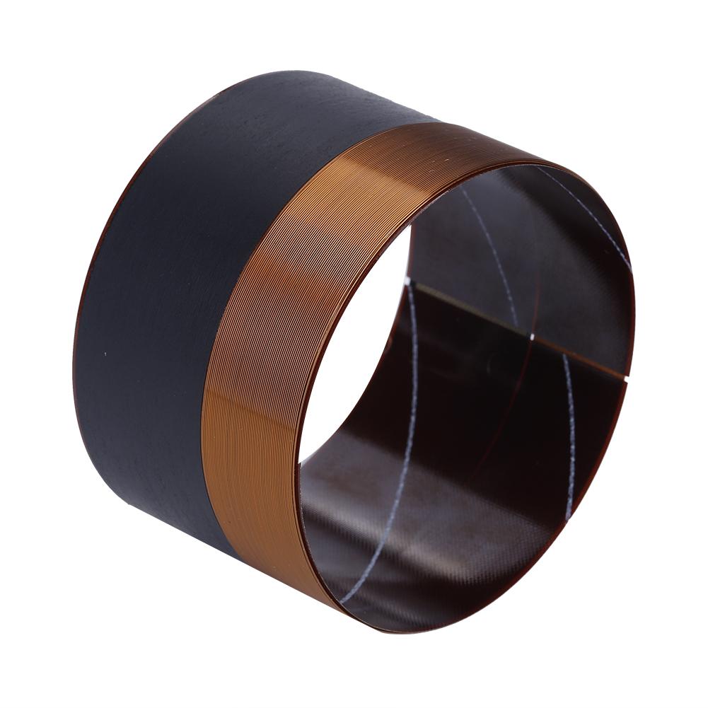 Cewka głośnika niskotonowego 75,5 mm, 2 warstwy, czarny drut. Cewka basowa do naprawy głośnika z instalacją sy