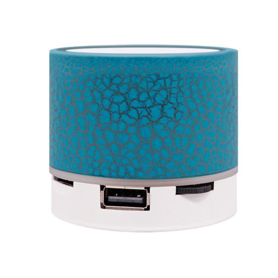 A9 Portable LED Light Crack Bluetooth-compatible Speaker U Disk TF Card Subwoofer Music Player for Phone