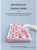 Chocolate Wireless Keyboard & Mouse Set: Cute, Silent, Portable Bluetooth for Office & Laptop Use