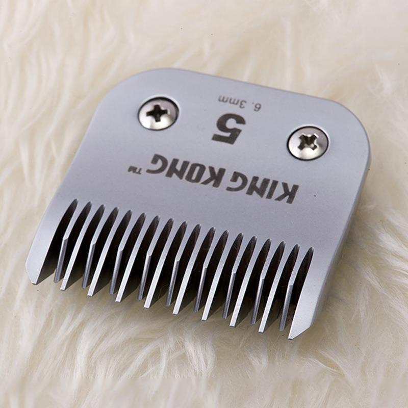 Tagliacapelli per Cani Lama A5 Lascia Pelo 1,6/9,5/6,3/3,2/0,25 mm Compatibile con ANDIS e OSTER Lama per Toelettatura Cuccioli Accessori per Cani