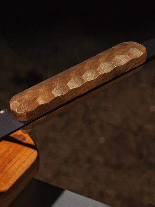 800 DOSSI 800 Degrees Celsius Multipurpose Wood Cover Turtle Pan Frying Pan DIY Kit Multipurpose wood cover walnut