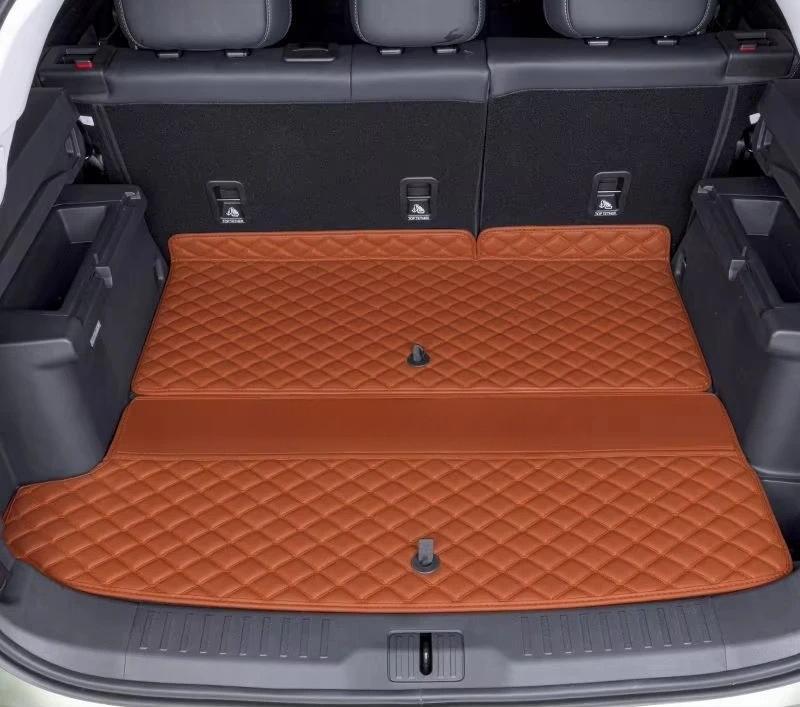 For Chery jaecoo j7 2024 Custom Car Trunk Mat TanSuo 06 2025 Leather Waterproof Cargo Liner Car Mat Interior Accessories