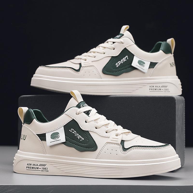 Trendy Brand Men'S Shoes Breathable Sports And Leisure Board Shoes Design Sense Boys White Shoes Sports Shoes