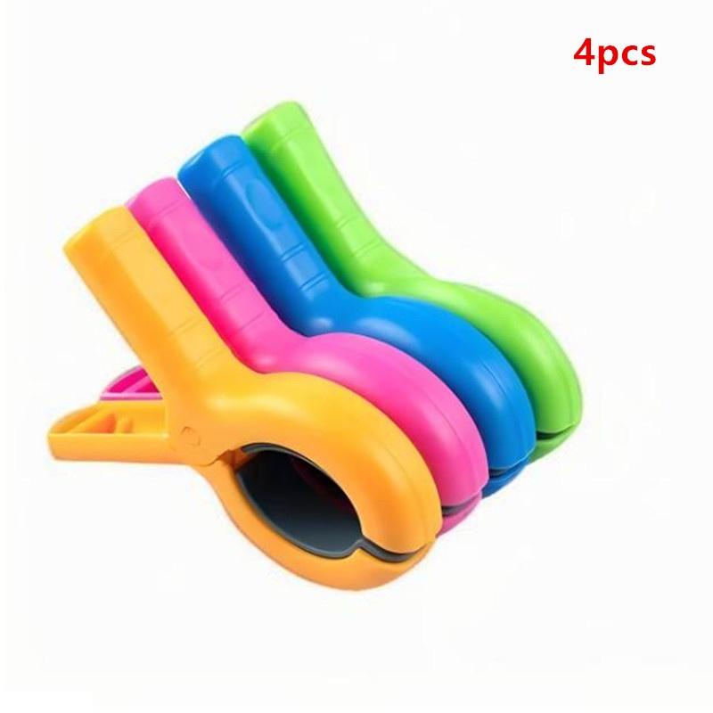 

4/8Pcs Beach Towel Clips For Beach Chairs, Towel Holder Clips For Chair Pool On Cruise,Heavy Duty Clothes Pins, Strong Clips 4PCS