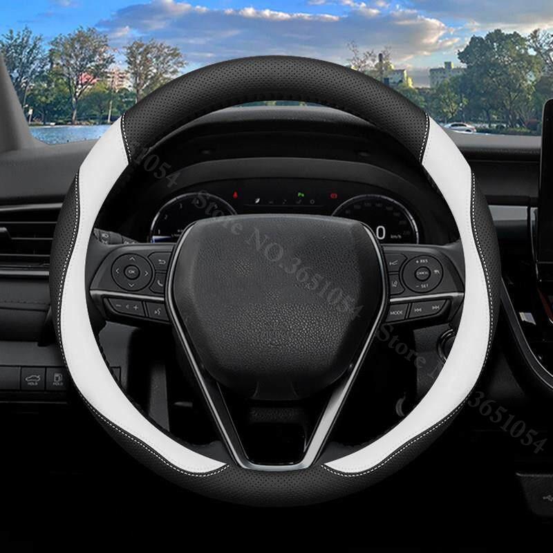 Pohodlný kožený potah na volant do auta Ultratenký protiskluzový obal na rukojeť auta pro Toyota RAV4 RAV-4 2019-2026