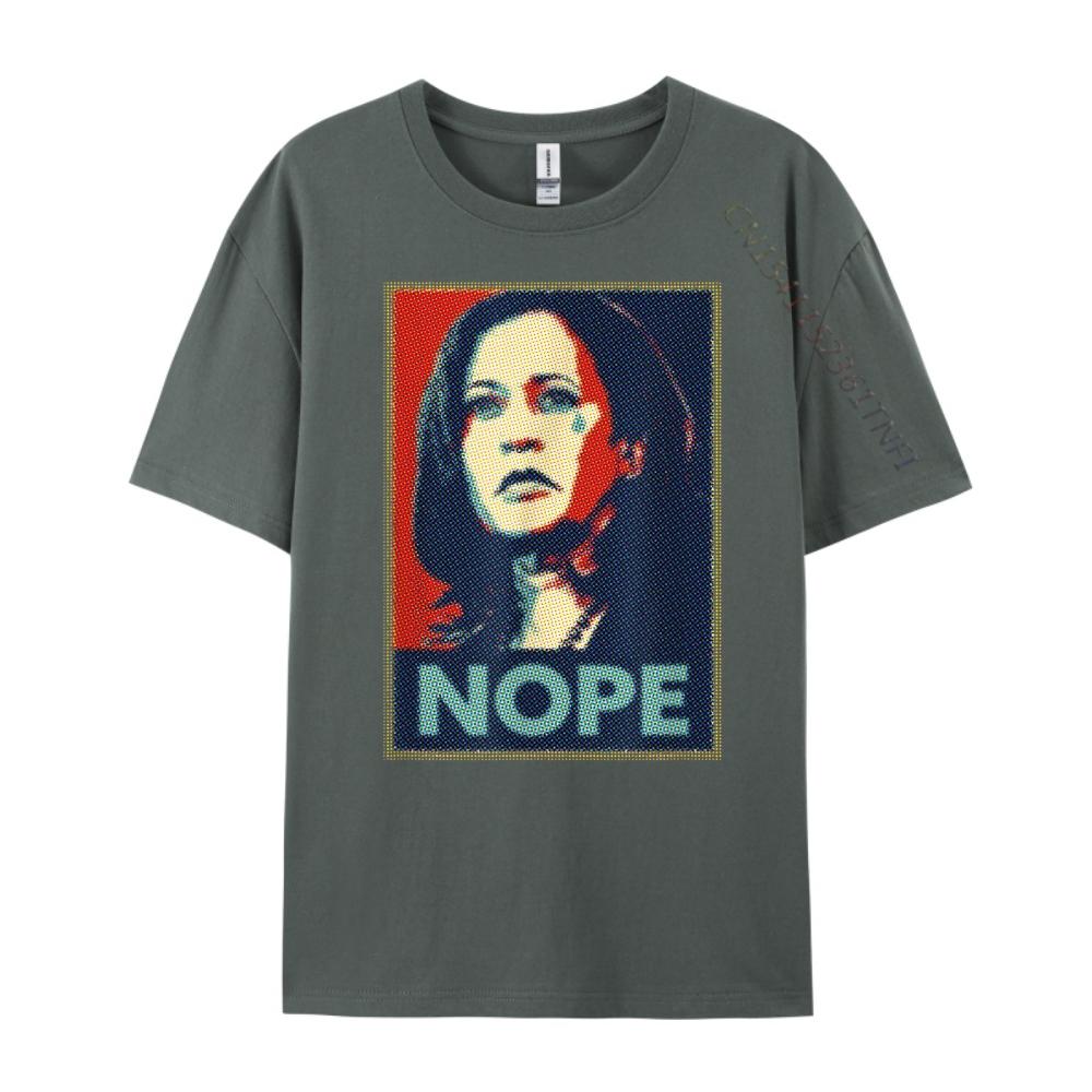 Artbitzkamala Nope Funny Political Election Designer T Shirt Streetwear Harajuku