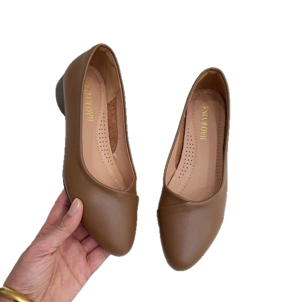 Mom shoes single shoes women's casual shoes for the elderly women's soft soles are non-slip and comfortable autumn pumps shoes with thick heels and