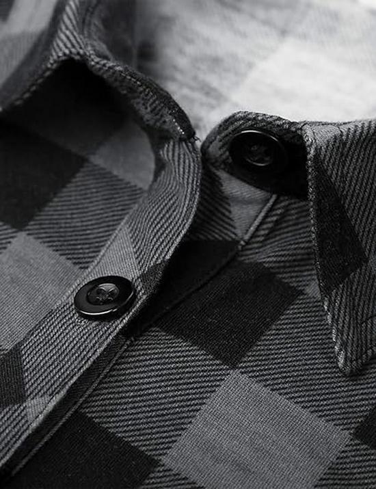 Top Rimodellante a Maniche Lunghe a Quadri Retrò da Donna Autunno/Inverno 2026