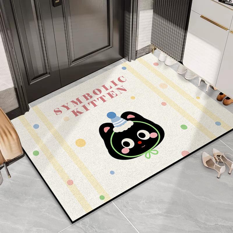 

Коврик для двери, противоскользящее кольцо из проволоки, устойчивое к грязи, коврик для ног, который можно разрезать, новое напольное покрытие 40 * 60CM Silk Ring