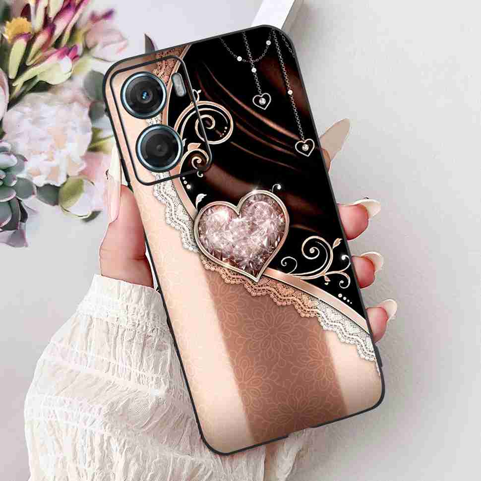 Hülle Für Motorola Moto G06 Luxus Cartoon Handy Rückseite Silikon Weiches TPU Für Moto G06 MotoG06 4G Hülle 6.88"