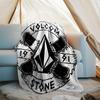 V-VOLCOM LOGO3 printed throw blanket—lightweight,soft,warm;versatile blanket for all seasons—perfect as &air-conditioning throw,nap blanket