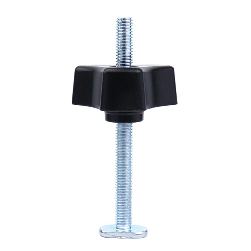 Portable T-track Metal Quick Acting Hold Down Clamp for T-Slot for T Slider Woodworking Press Plate Table Saw Router Cla