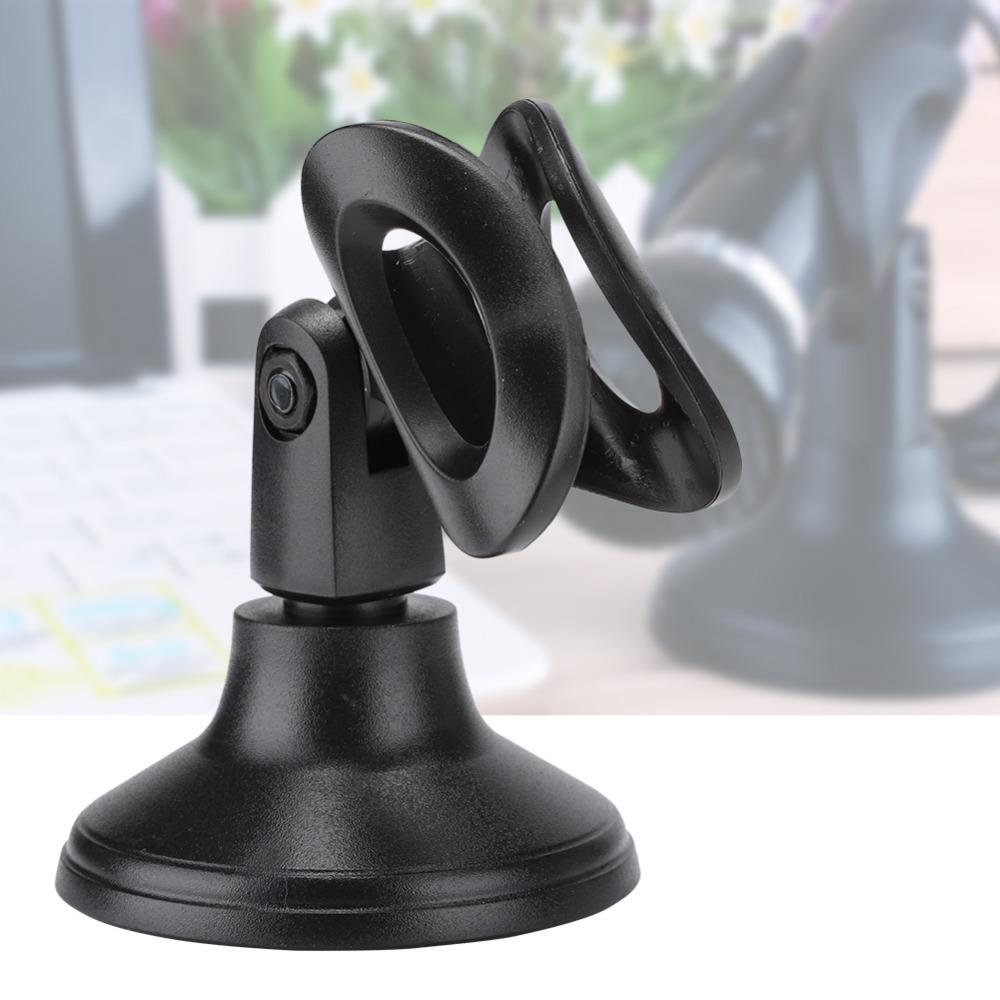 Adjustable Desktop Mini Microphone Stand Stable Base Mic Clip Mount  Online Meetings
