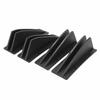 4PCS Car Rear Lower Spoiler Sporty Universal Rear Bumper Chassis Diffuser Lip Wing Splitter for 1 Series E90 E91 Black