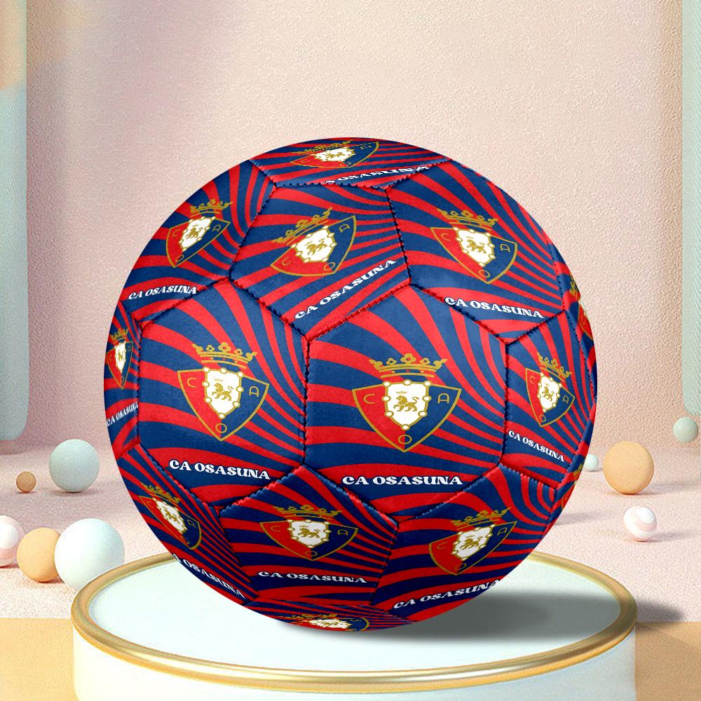 Red Blue Shield Atletico Size 5 Soccer Balls, Anti-Slip, Protective Football, Outdoor Sport, a Unique Gift Suitable for him/her, Birthdays