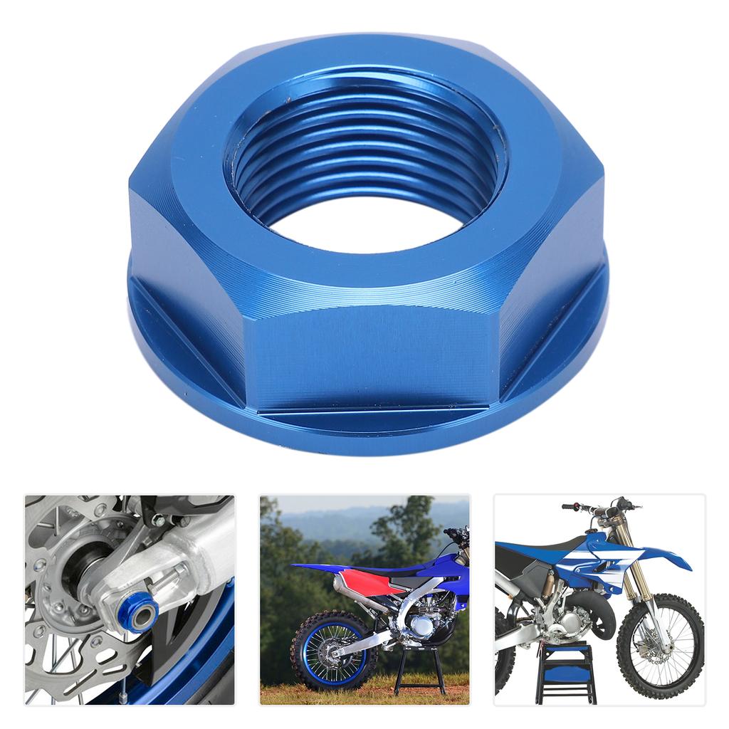 Motorcycle Rear Wheel Axle Nut M20 1.5 Aluminum Replacement for YZ125CelsiusYZ250 1 ‑2021