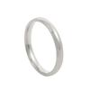 Korean Style Stainless Steel Ring 2mm Inner and Outer Ball Ceramic Clay Inlaid Diamond Ring Simple Fashion Titanium Steel Jewelry Set