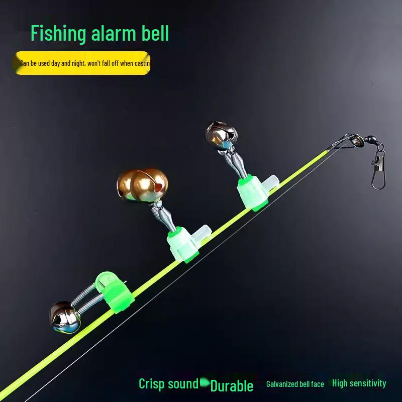 Fishing Rod Metal Bells, Bite Alarms, Double Ring - Small Sea Gear Supplies