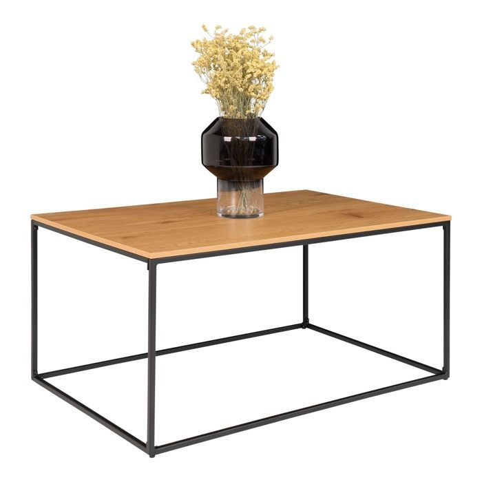 House Nordic Avery Coffee Table Oak and Black