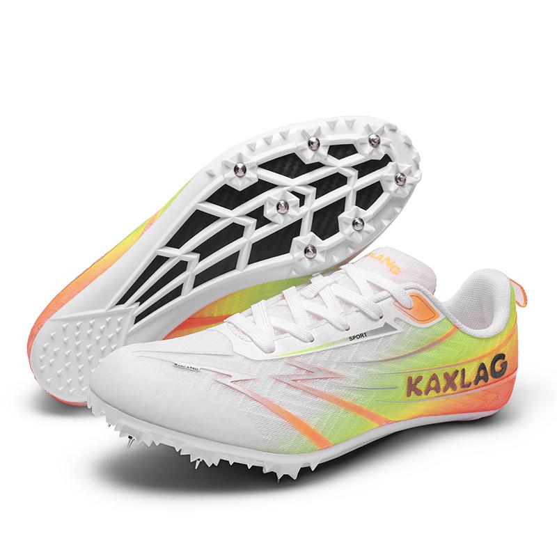 New Men Professional Track And Field Shoes Lightweight Breathable Athletic Shoes Anti Slip AbrasionResistant Running Training Competition