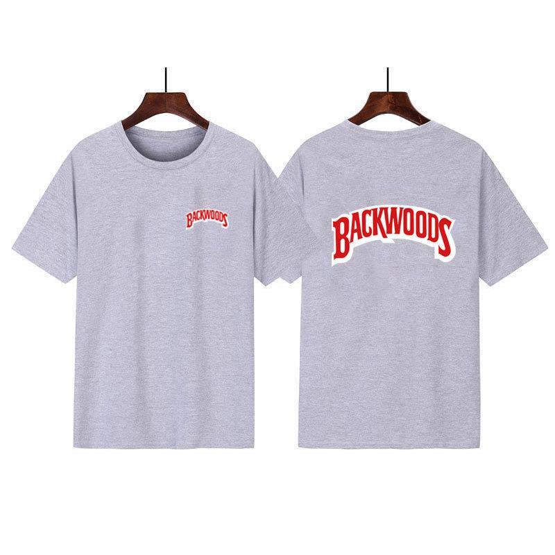 Hot-Selling Backwoods Letter Print Short-Sleeved Men'S And Women'S T-Shirts Wish Explosion