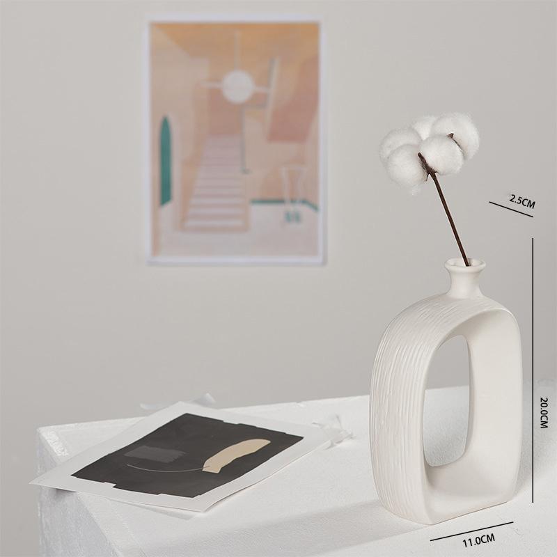 

Керамические вазы Предметы интерьера Ремесла Фарфоровая ваза Украшение Аксессуары для дома Современный минималистский small