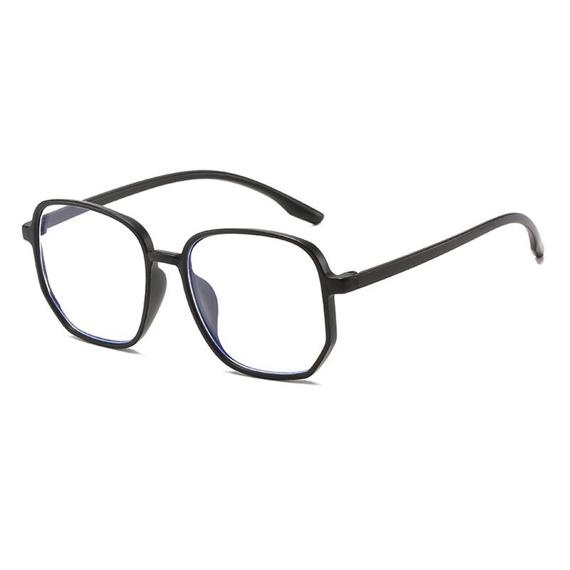 Anti-Blu-ray large frame slim polygon ultra-light personality radiation protection flat mirror girl Anti-Blu-ray large frame slim polygon ultra-light personality radiation protection flat mirror girl