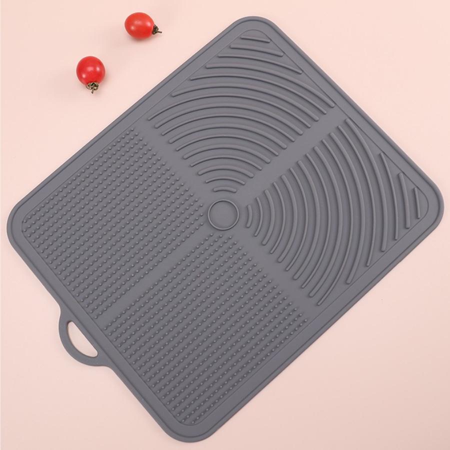 Silicone High-temperature Insulation Pad Household Coasters Drain Kitchen Table Top Protection Mat Chopping Board Non-slip Mat