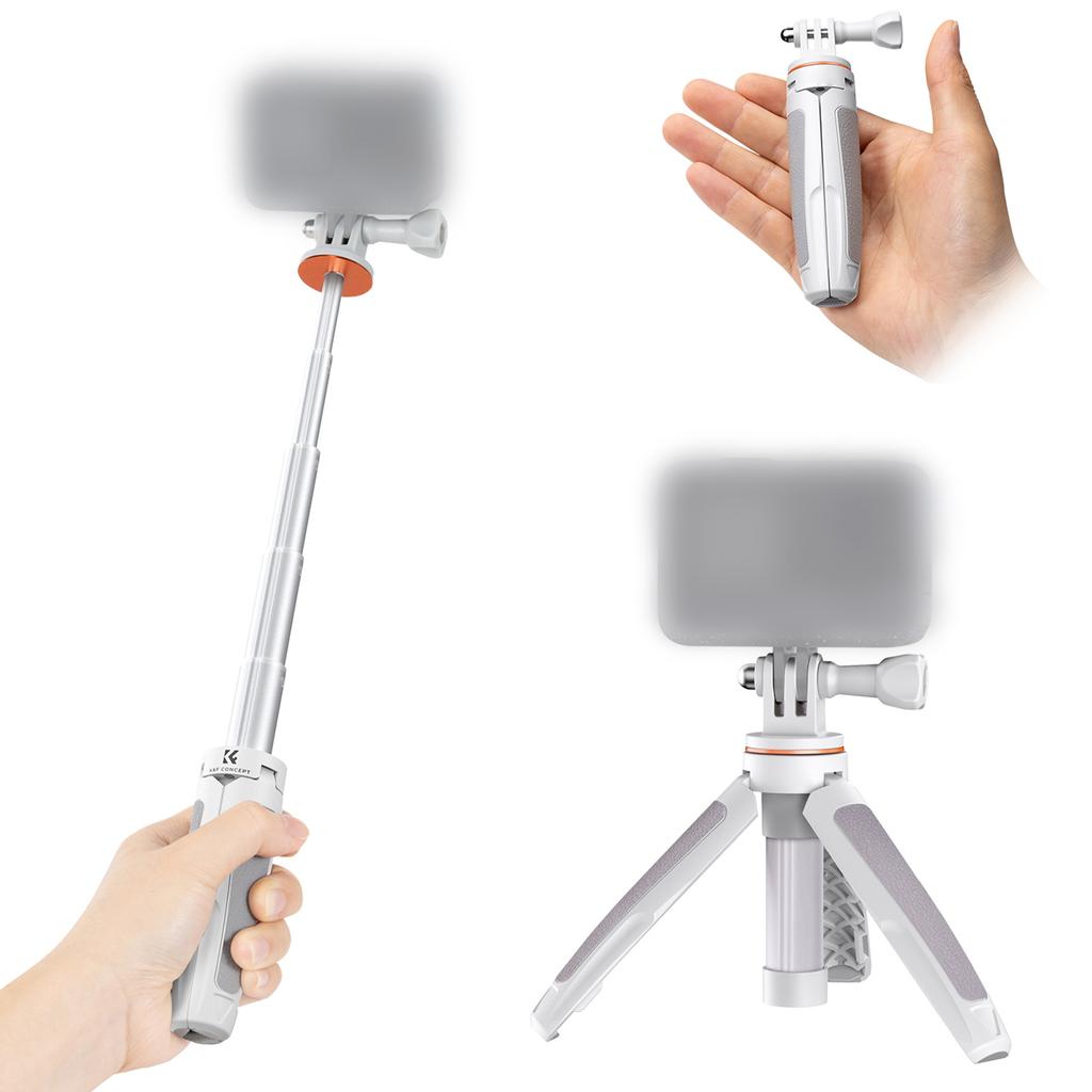Sports Camera Extendable Selfie Stick Tripod Aluminum Alloy 32cmCelsius12.6in  . Height 2kg Load Capacity Replacement for     12C