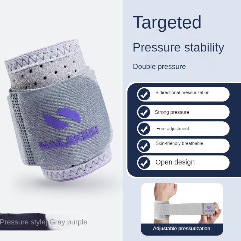 Professional Sports Winding Pressurized Wristband for Basketball Fitness Bench Press Ski Table Tennis Wrist Support