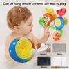 Bath Toys for Toddlers 1-3Y, Compatible with All Bathtubs – Durable Monkey Caterpillar with 2 Suction Cups