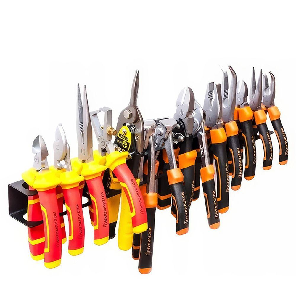 1Pcs Wall Mount Screwdriver Storage Rack Heavy Duty Pliers Organizer Holder  Hardware Tool Organizer