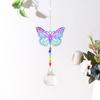 Sparkling Crystal Wind Chimes Crystals Sun Catchers Delicate Pendant for Window Wall Display Decors Car Charm Hangers