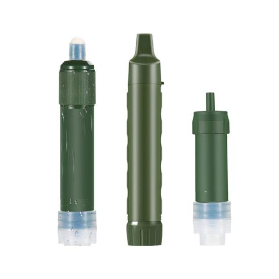 Personal Water Filter Straw Mini Water Purifier Universal Easy To Install Outdoor Camping Water Purifier Straw Kit Emergency Survival Gear