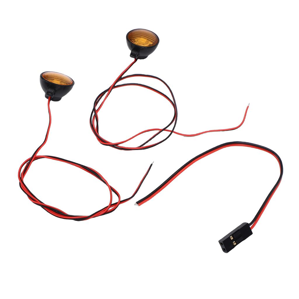 Remote Control Cars Spotlights with   Metal Mounts Round LED RC Car Lights