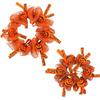 Halloween Wreath Pendant, Front Door Pendant Halloween Pumpkin Wreath Door Hanging