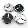 2025 Nuovo Per Mercedes Benz 75mm 4pz Coprimozzi Cerchi Auto Tappi Centrali Ruota Per Mercedes Benz AMG Classe C E S GLE CLC W204 W221 W205