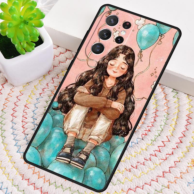 The Diary Of A Forest Girl TPU Phone Case For Samsung Galaxy note 10 pro S26 S25 S24 S23 S22 Ultra Plus S21 FE S20 Cover