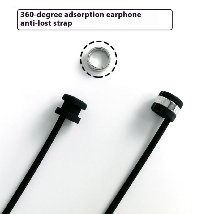 Reusable Silicone Earbud Leash With Magnetic Locking Technology Universal for Wireless Earphones