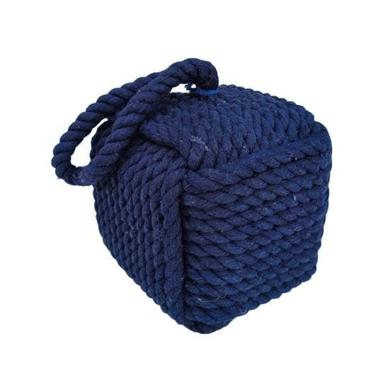 Weighted Door Stopper Heavy Sand Filled Door Stop with Handle Home Office Indoor Decorative Handmade Cotton Rope Ball Floor Doorstop