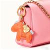 Adorable Cartoon Horse Keychain Leather Symbolizing Wealth Animal Pendant Keyring for Daily Use and Gift Occasions