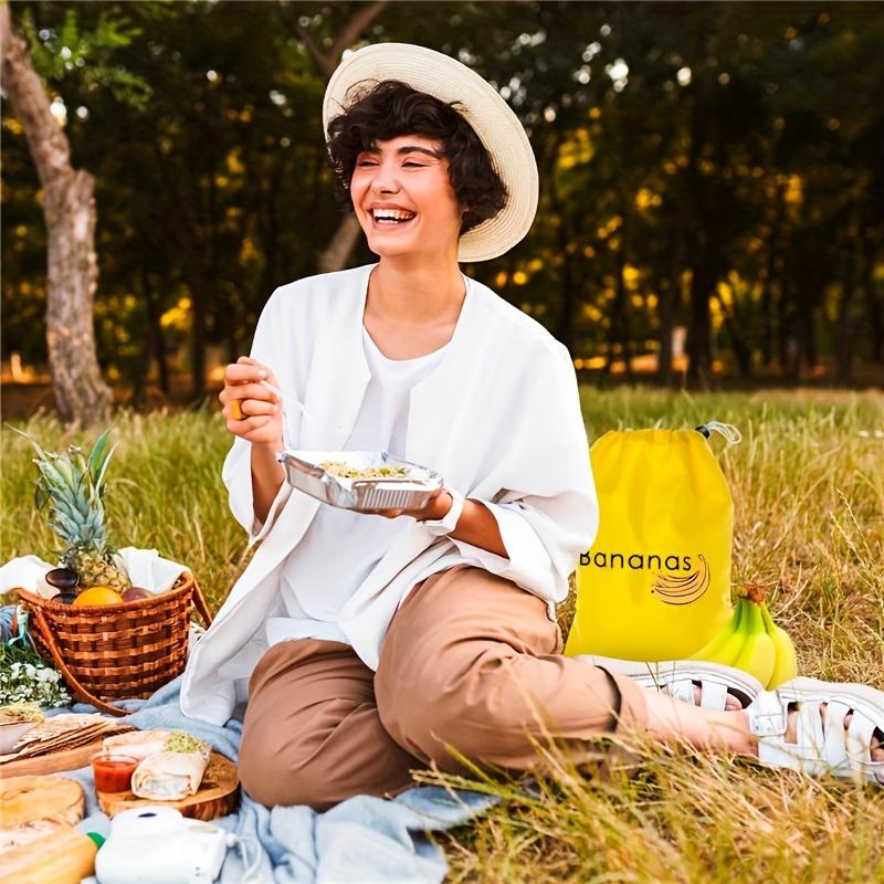 Vegetable Storage Bags, Reusable Prevent Ripening Produce Bags, Durable Banana Storage Freshness Bag, Lightweight Refrigerator Fruit Bags