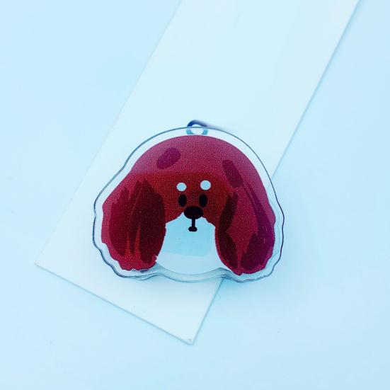 2Pcs Double-Sided Binder Clip Cartoon Cat And Dog Note Holder Clips