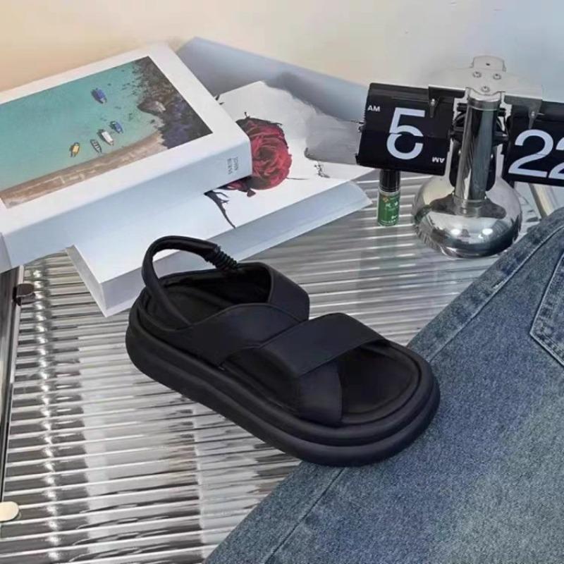 Sandal Casual Thick-soled Sponge Beach Women's Shoes