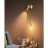 LED Wall Lamp Nordic Double Head Adjustable Wall Lights Creative Bedroom Bedside Reading Lamps Indoor Acrylic Home Decor Sconces