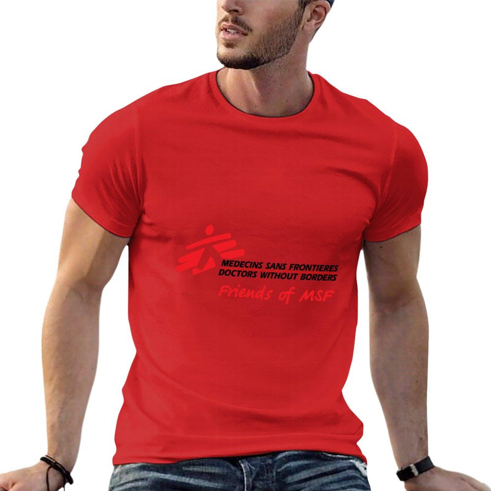 

New Doctors Without Borders, Classic Guys Unisex, Retro Graphic, Trending, Hot Search T-Shirt man clothes t shirts for men pack 4XL
