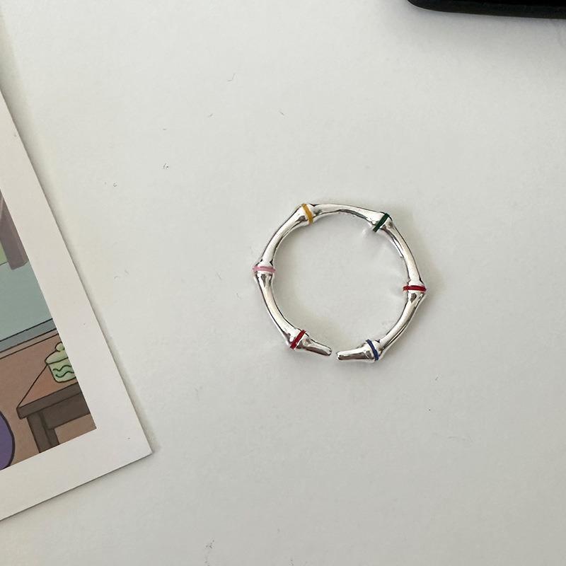 

Fashionable Adjustable Copper Ring With Geometric Design For Womens Style